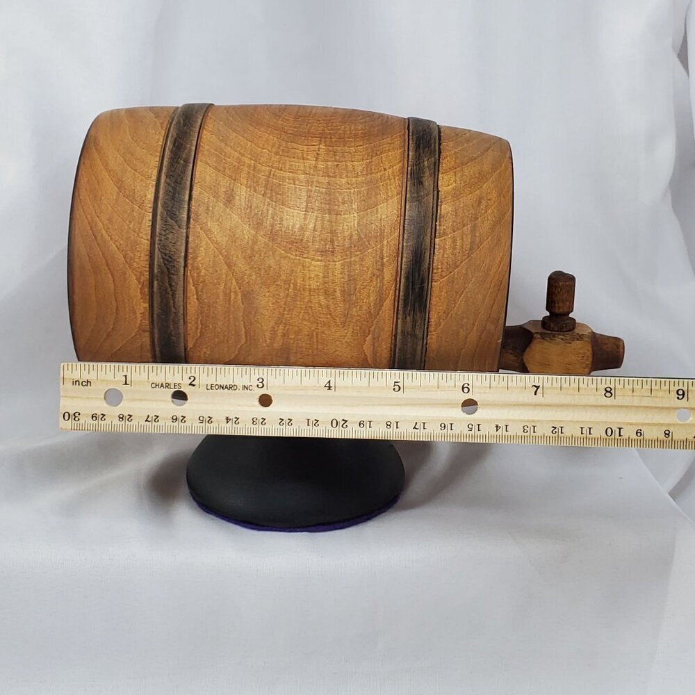 Crown Royal Wooden Whiskey Barrel Cask *DISPLAY ONLY* Bar Decor Man Cave Gift - Picture 3 of 11